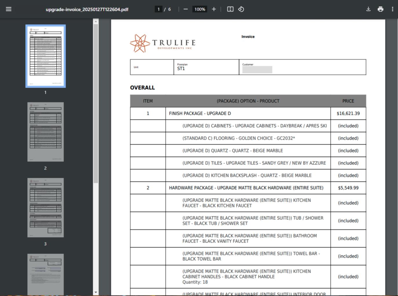 DesignGyde - Generated Invoice Example